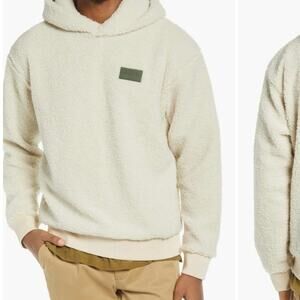 Scotch & Soda Fleece logo hoodie L